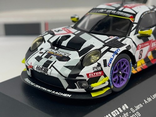 2019 Porsche 911 GT3 R #8 24h Nürburgring 1/43 Diecast Model Touring Car IXO - Picture 9 of 13