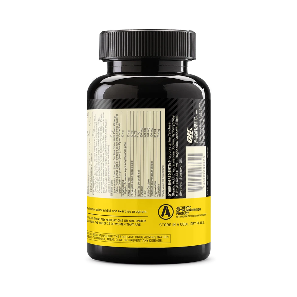 Multivitamínico Optimum Nutrition, Opti-Men Foto 3 de 3