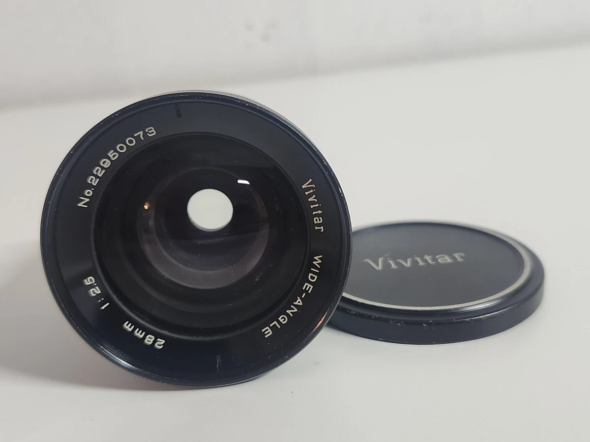 Vivitar Camera Lenses 28mm Focal f/2.5 Maximum Aperture for sale