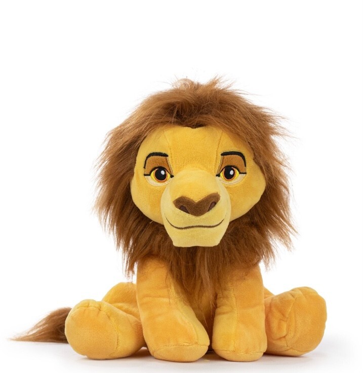 Peluche Roi Lion Disney Mufasa de 30 cm doudou authentique pour enfant