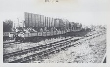 Cole Bros Circus 1968 print of 1937 train transporting wagons Photo