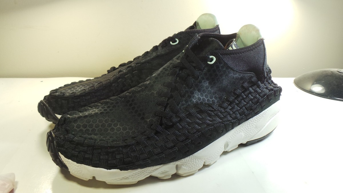 NIKE 2010 FOOTSCAPE WOVEN CHUKKA 3HC 443686 001 BLACK 9 MAX