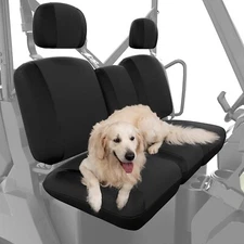 KEMIMOTO UTV Seat Cover for Can Am Defender HD7 HD9 HD10 DPS 2016-2023 Black