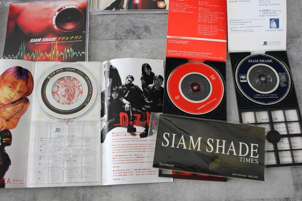 SET x11 SIAM SHADE Binecks(Daita)ACID Hideki Kazuma Japan CD SET x11 SIAM SHADE Binecks(Daita)ACID Hideki Kazuma Japan CD