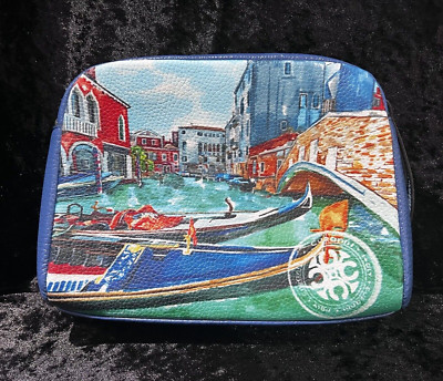 Blue Gorgeous Soft Curanni Real Leather Crossbody Bag with a picture of Venice