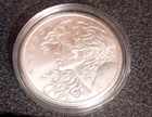 2020 Freedom Girl Silver Shield Silver Round 1 oz .999 Fine Silver IN A CAPSULE