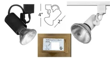 NEW WAC HTK-178 Track Lighting Fixture 120V - Fits Halo Track - Pick White/Black