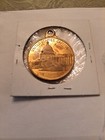 VINTAGE OLD POLITICAL COIN TOKEN MEDAL HOLED THE WHITE HOUSE U.S. CAPITOL BRONZE — photo 2