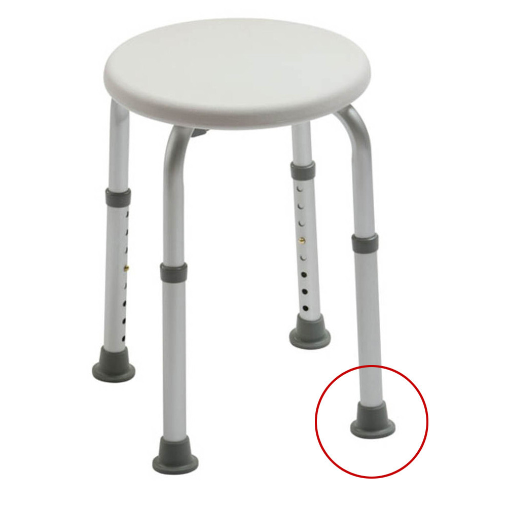 Rubber Bath Stool Feet Shower Chair Tips Ferrules for 28mm Straight