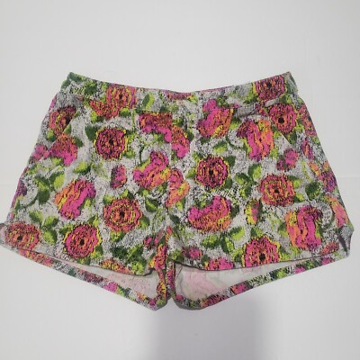 Zara Shorts Women's Floral Print Trafaluc Floral Print Denim Shorts Size  Small