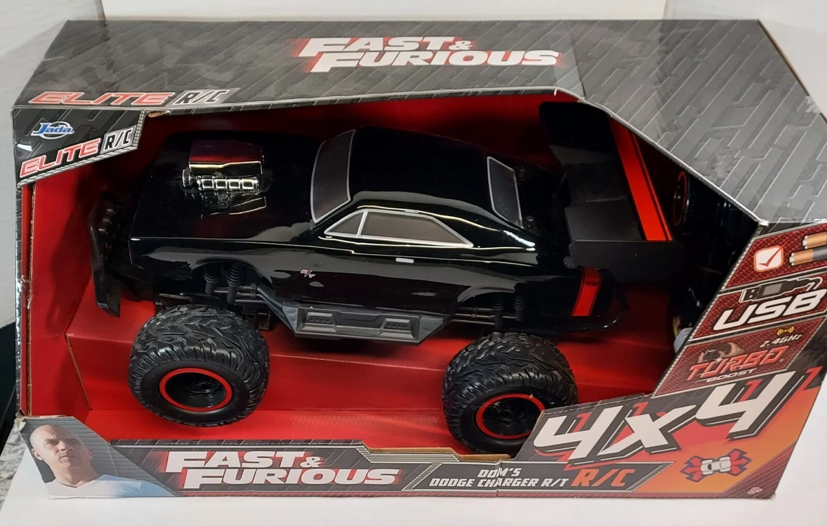 Fast & Furious 1:12 4x4 Dom's Dodge Charger R/T Elite RC Remote Control Car 2.4 GHz Radio Control Cars