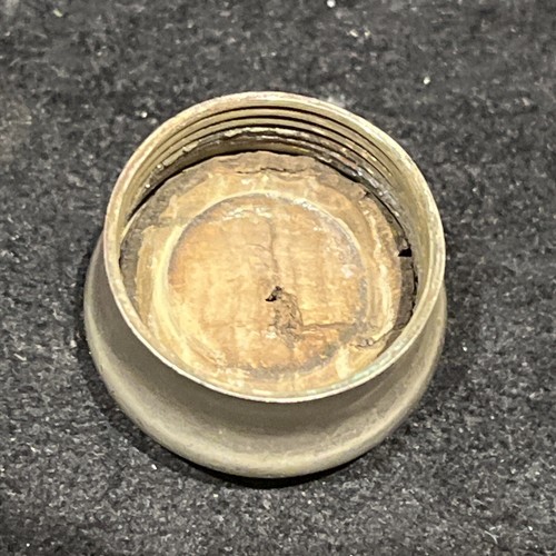 Antiker versilberter Flachmann Damascus Temple Shriner Freimaurer Rochester NY Whiskey - Bild 13 von 13