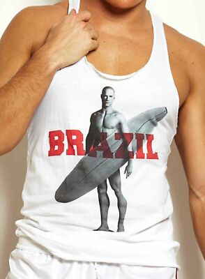 LASC Men's Rio Brazil Surf String Tank | eBay