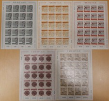 FÉROÉ N° 59/63 NEUFS** EN FEUILLES COMPLÈTES DE 20 EXEMPLAIRES