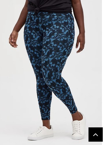 TORRID 3 3X BLACK \u0026 TEAL Blue Marbled 