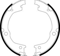 Hella 8DA 355 051-111 Bremsbackensatz, Feststellbremse FüR Hyundai