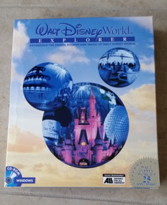 Vintage The Walt Disney World Explorer 25th Anniversary 1996 PC Very Clean