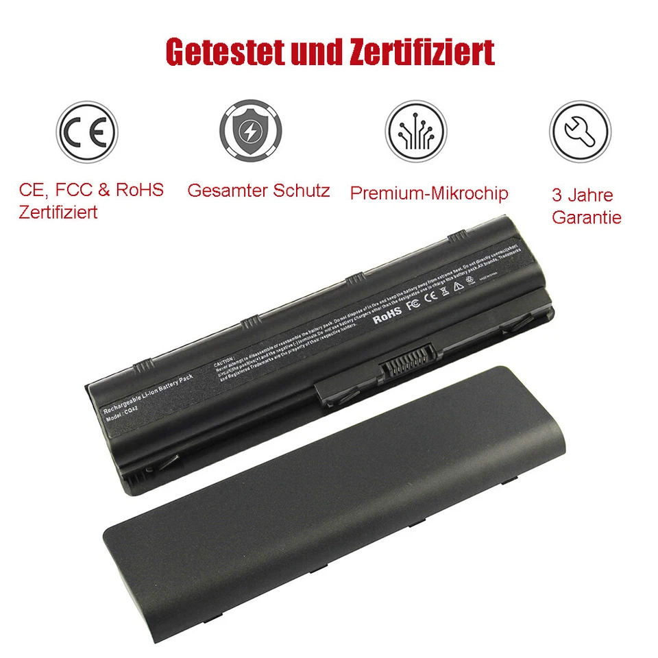 MU06 MU09 Akku für HP 245 G1/250 G1/255 G1/430/431/435/450/455/630/G56/G72 CQ42 - Bild 2 von 4