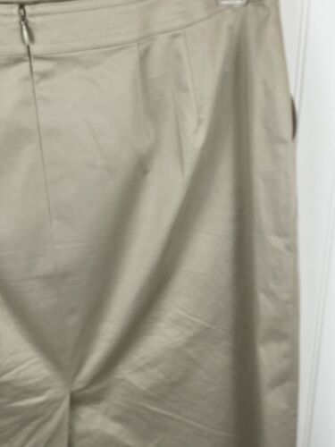 Traje falda china caqui de 2 piezas Talbots para mujer talla 12/14 - Imagen 9 de 13