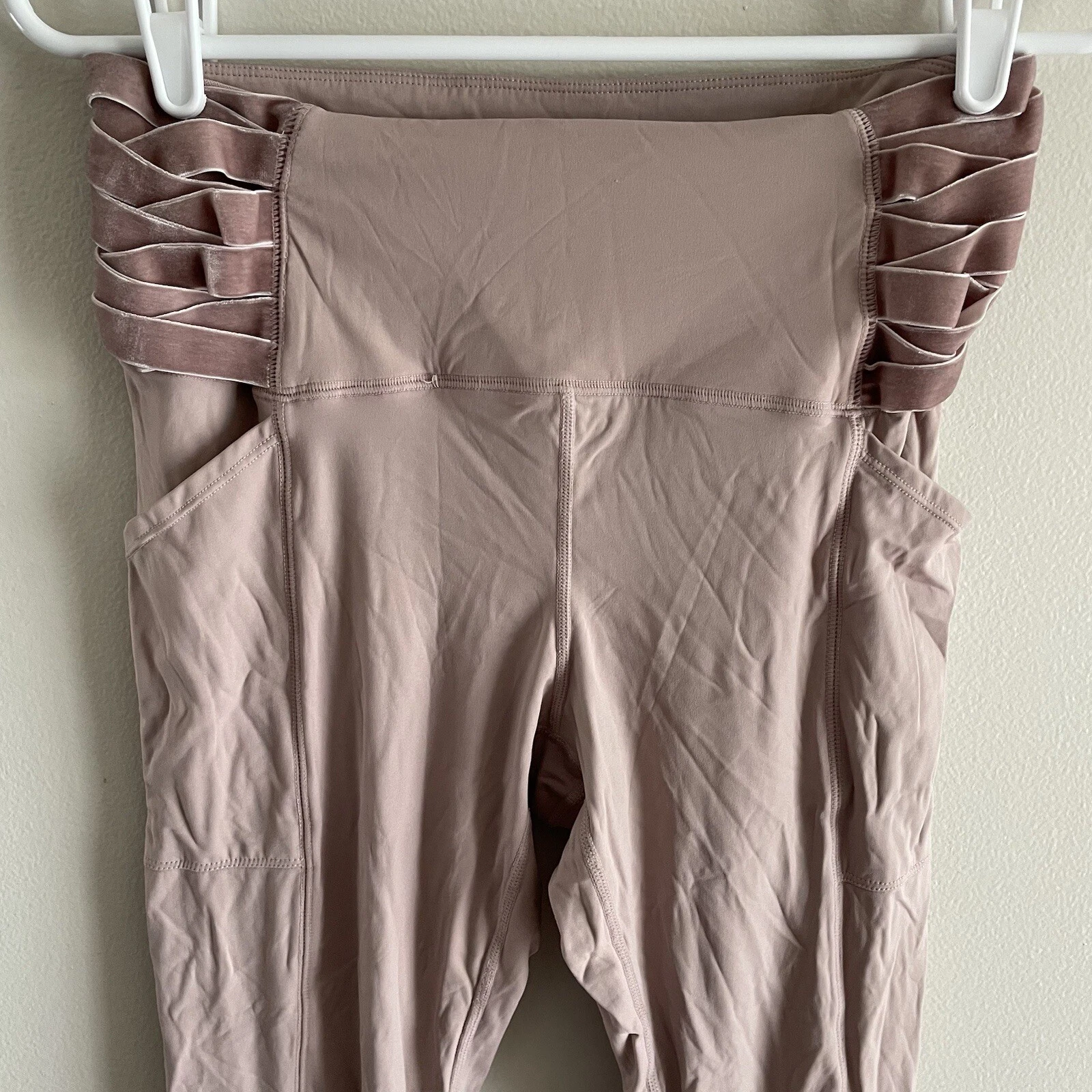free-people-movement high rise wonderstruck velvet leggings