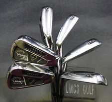Set of 6 x Callaway Legacy Black Forged Irons 5-PW Stiff Steel Shafts*