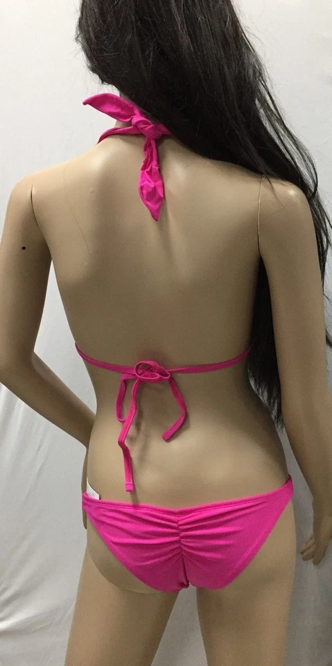 Hustler 女式泳装比基尼上装和下装“Explicit Kiss”娇小。 不退货 — 第 2/4 张图片