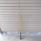 Vintage Unknown Manufacture Fishing Rod- Yellow Fiberglass, Made In Japan 6’ 10”