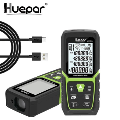 Huepar Laser Entfernungsmesser 165Ft/50M wiederaufladbare Lasermessung M/In/Ft - Bild 1 von 4
