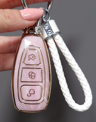 Schlüssel Hülle für Ford Mondeo Fiesta Focus Titan Fob Case Fernbedienung + Keyring 5