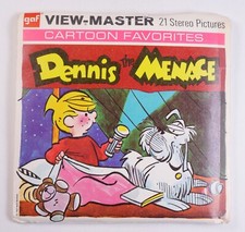 View-Master Dennis the Menace 3 reel packet/booklet B539