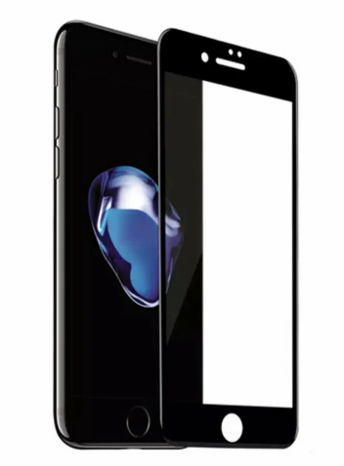 Paquete de 3 protectores de pantalla de vidrio templado de cobertura completa para iPhone 6 7 8 Plus X Foto 4 de 4