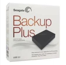 Seagate BackUp Plus Desktop 3.5" USB 3.0 Enclosure External SATA Drive Case 