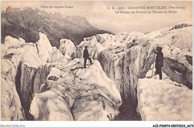 ACZP10-74-0842 - CHAMONIX-MONT-BLANC - le glacier des bossons au plateau du