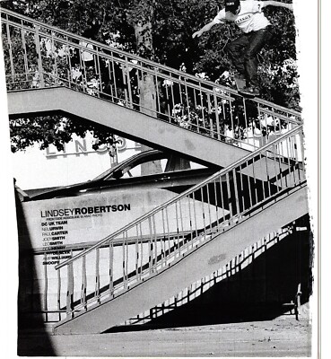 PSK15 SKATEBOARDING PICTURE/ADVERT 11X18'' DC SHOES USA : LINDSEY ROBERTSON