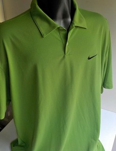 lime green and black nike shirt