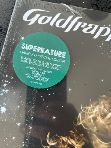 Goldfrapp • Supernature • Translucent Green Vinyl LP- NEW SEALED - Picture 2 of 3
