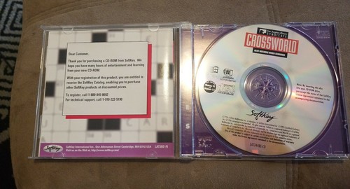 Vintage Los Angeles's Times Crossword puzzle Cd Rom game - mint shape - windows - Picture 3 of 5