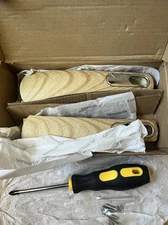 Sensarte Replacement Wooden Look Frying Pan Handle, 2 pack long handle    (B20)