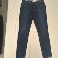 Levi  s 711 Skinny Ankle Jeans Women  s Size 27 Blue Stretch Denim Mid Rise