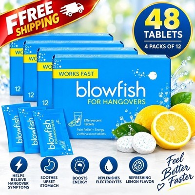 Blowfish for Hangovers | Fast, Effective Hangover Relief | Works in 15 Minute...