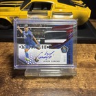 Jesus Corona Panini 2018 Treble Soccer Patch Auto Red /99