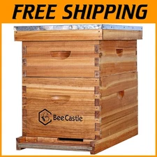 Beekeeping Starter Kit with Beeswax Coated Hive Frames