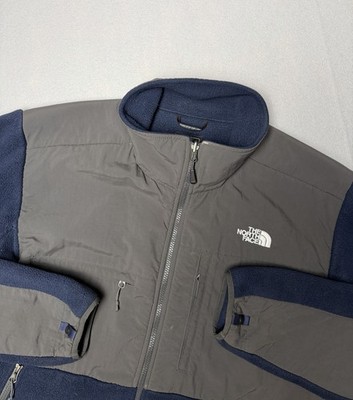 The North Face Jacket Mens XL Blue Gray Denali Polartec Fleece AMYN T132