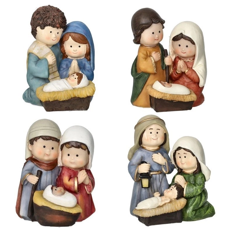 Mini Natività Presepi Natalizi 10 cm BRANDANI Idea Regalo Natale Sacra Famiglia