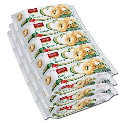 (5,33 /1kg) Coppenrath Cafe Kränze, Gebäck, Kekse, 15 Packungen je 250g