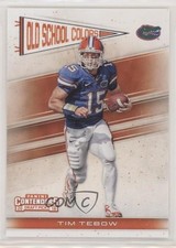 2018 Panini Contenders Draft Picks Old School Colors Tim Tebow #19 kh7