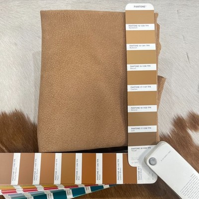 Beige or Tan Pig Split Suede Leather Hide 0.6-0.8mm |  2oz |  8 10 SF