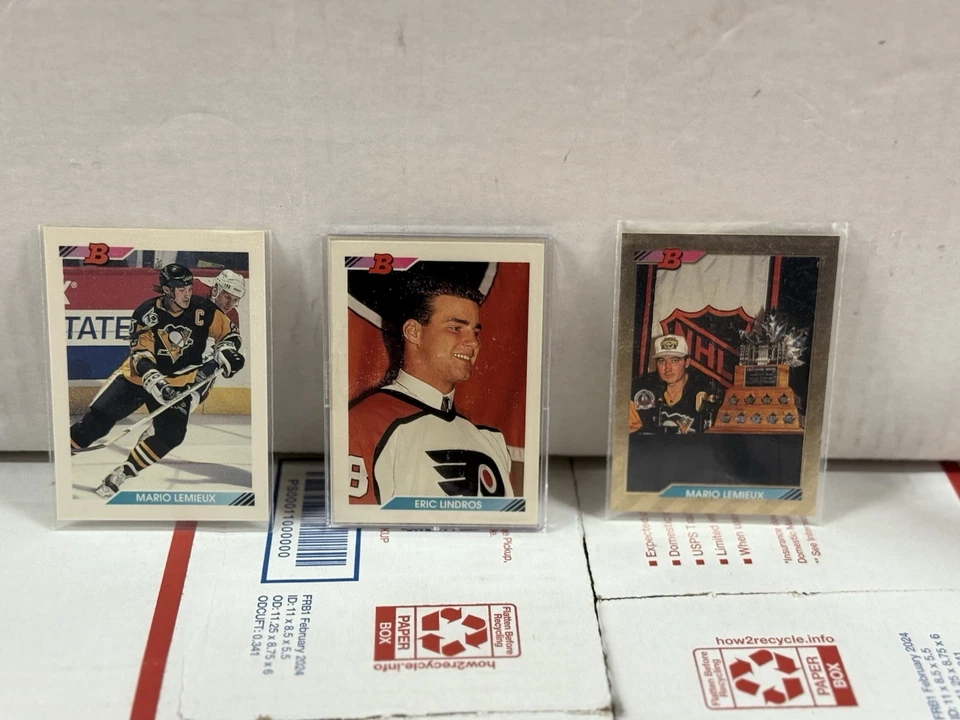 Juego completo de hockey Bowman 1992-93 con lámina 1-442 Foto 3 de 4