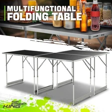 3 X 66.1LB Adjustable Foldable Aluminum Work Bench Professional Craftsmen DIY