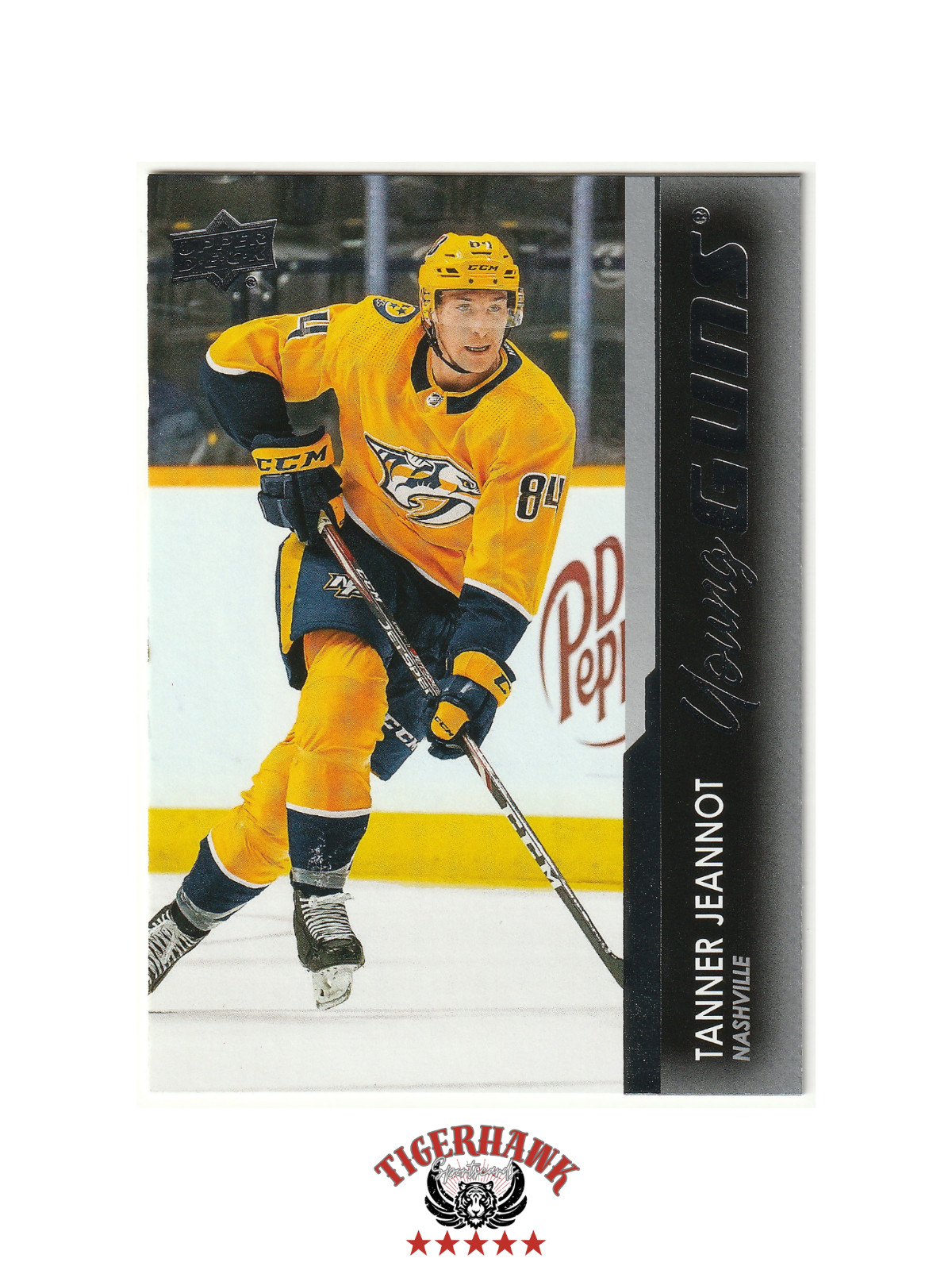 2021-22 Upper Deck Series 1 Young Guns TANNER JEANNOT #222 Rookie
